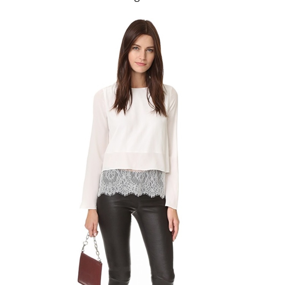 One by Cami NYC. Bell long sleeve blouse size xs